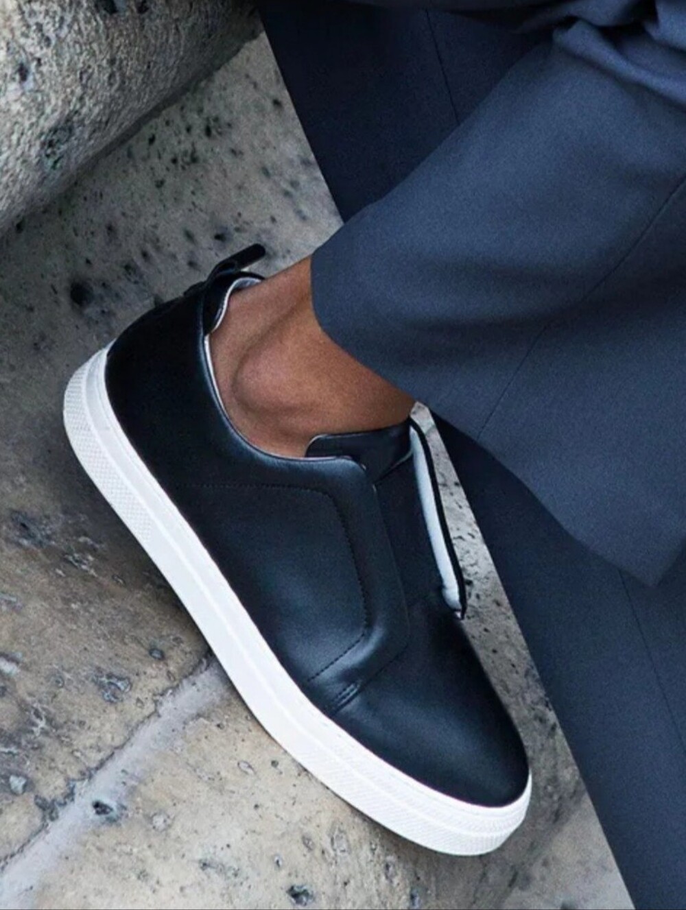 Pierre Hardy! Slip-On Sneakers Men Sz 7/8.5 Women Made Portugal Retail $595